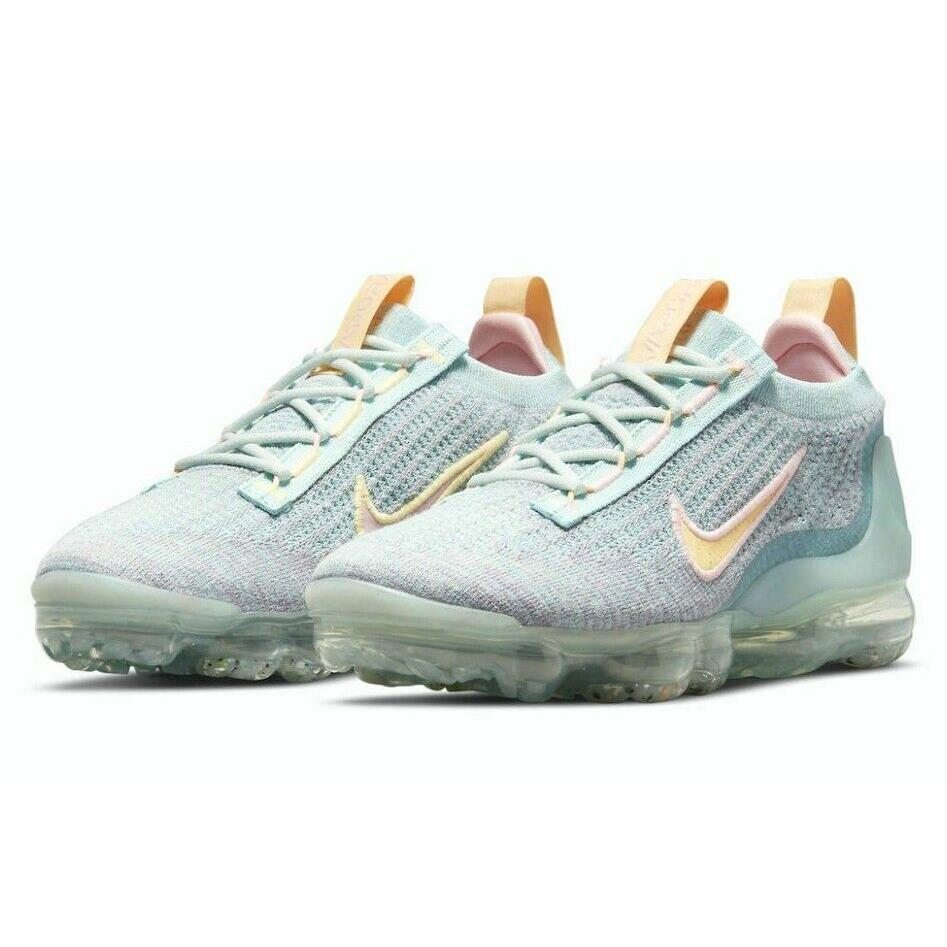 Nike Air Max Vapormax 2021 FK Womens Size 8.5 Sneakers Shoes DH4088 300 Melon