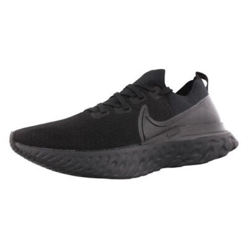 Nike React Infinity Run Fk Mens Shoes Size 10.5 Color: Black/black/black/white
