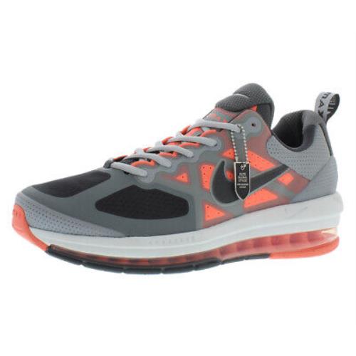 Nike Air Max Genome Mens Shoes Size 9 Color: Smoke Grey/orange