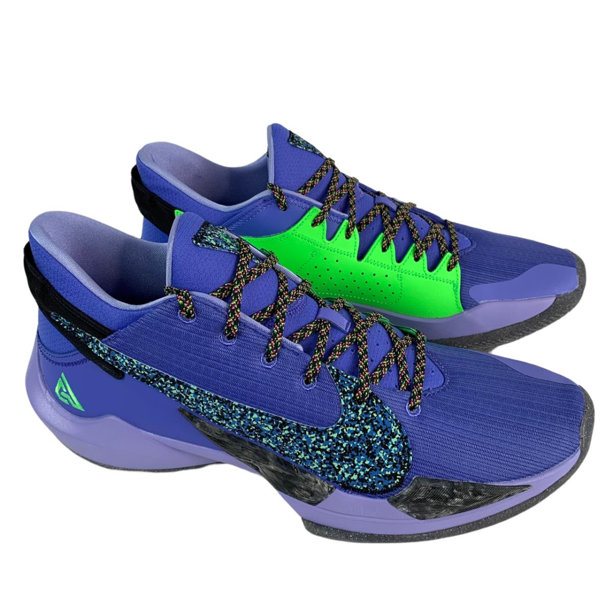 Nike Zoom Freak 2 Play For Future Purple Basketball Shoes Men`s Size 14 CK5424 - Purple