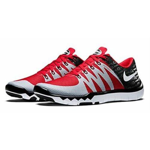 Nike Men`s Free Trainer 5.0 Red/silver/black Sz 9.5 723939-006 Training Shoes