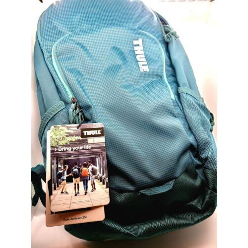 Thule Achiever 20L Deep Backpack 15.6 Laptop Bag Teal Poseidon