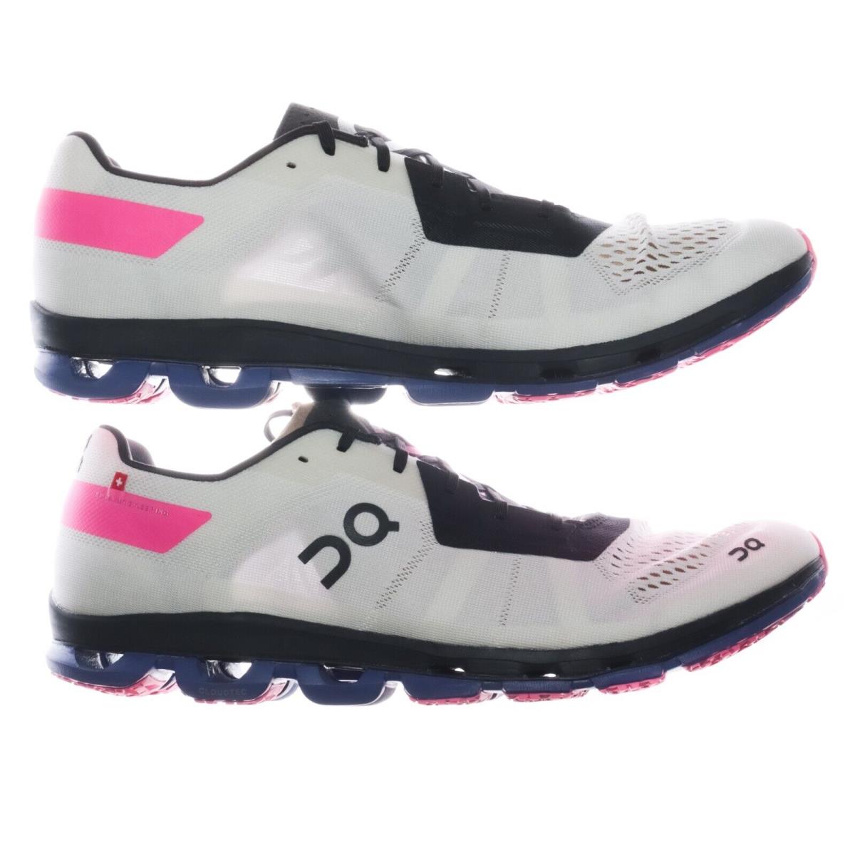 On-Running shoes Cloudflash - White, Indigo, Pink 6