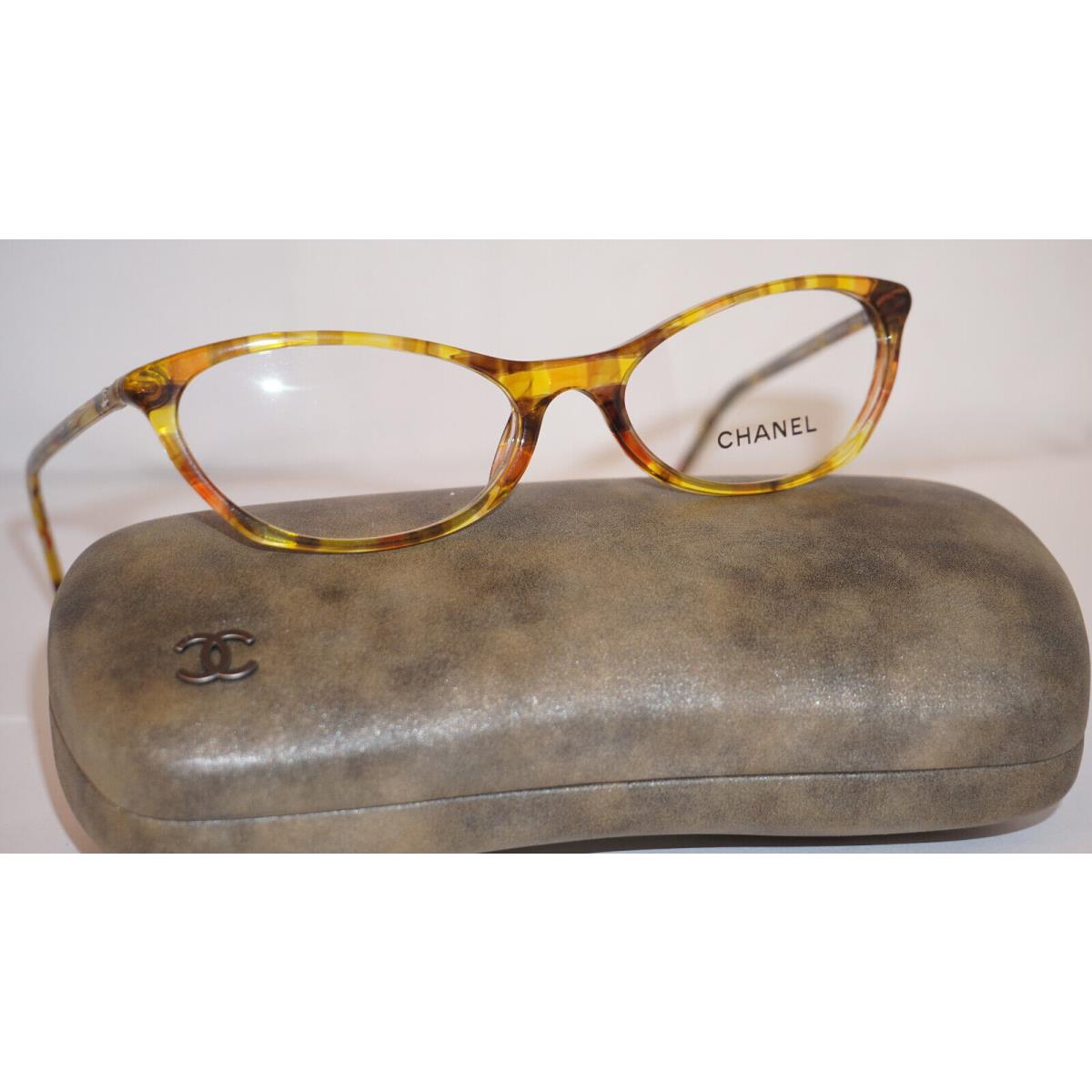 Chanel RX Eyeglasses Yellow Havana 3337 C.1523 53 16 135