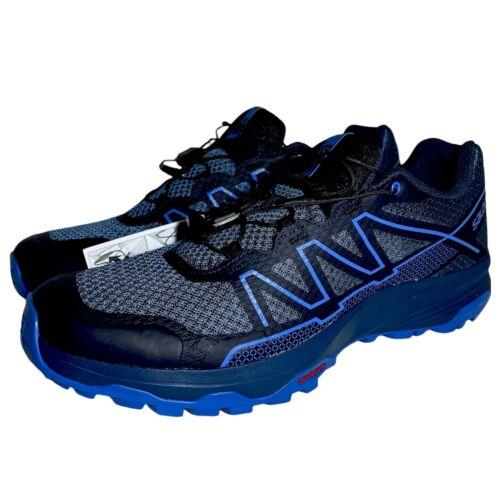 Salomon XA Takeo Trail Running Hiking Sneakers Shoe Navy Men`s Size 10