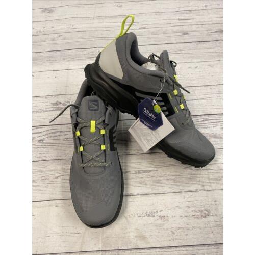 Salomon X-render Trail Running Shoes Quiet Shade/black/lunar Rock Mens Size 10.5