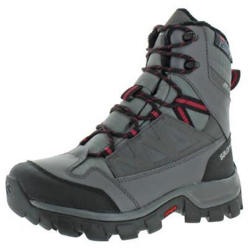 Salomon Womens Chalten TS Cswp Gray Winter Boots Shoes 9 Medium B M Bhfo 6903
