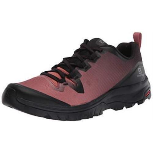 Salomon Vaya Hiking Shoes For Women Black/cedar Wood/black 5.5
