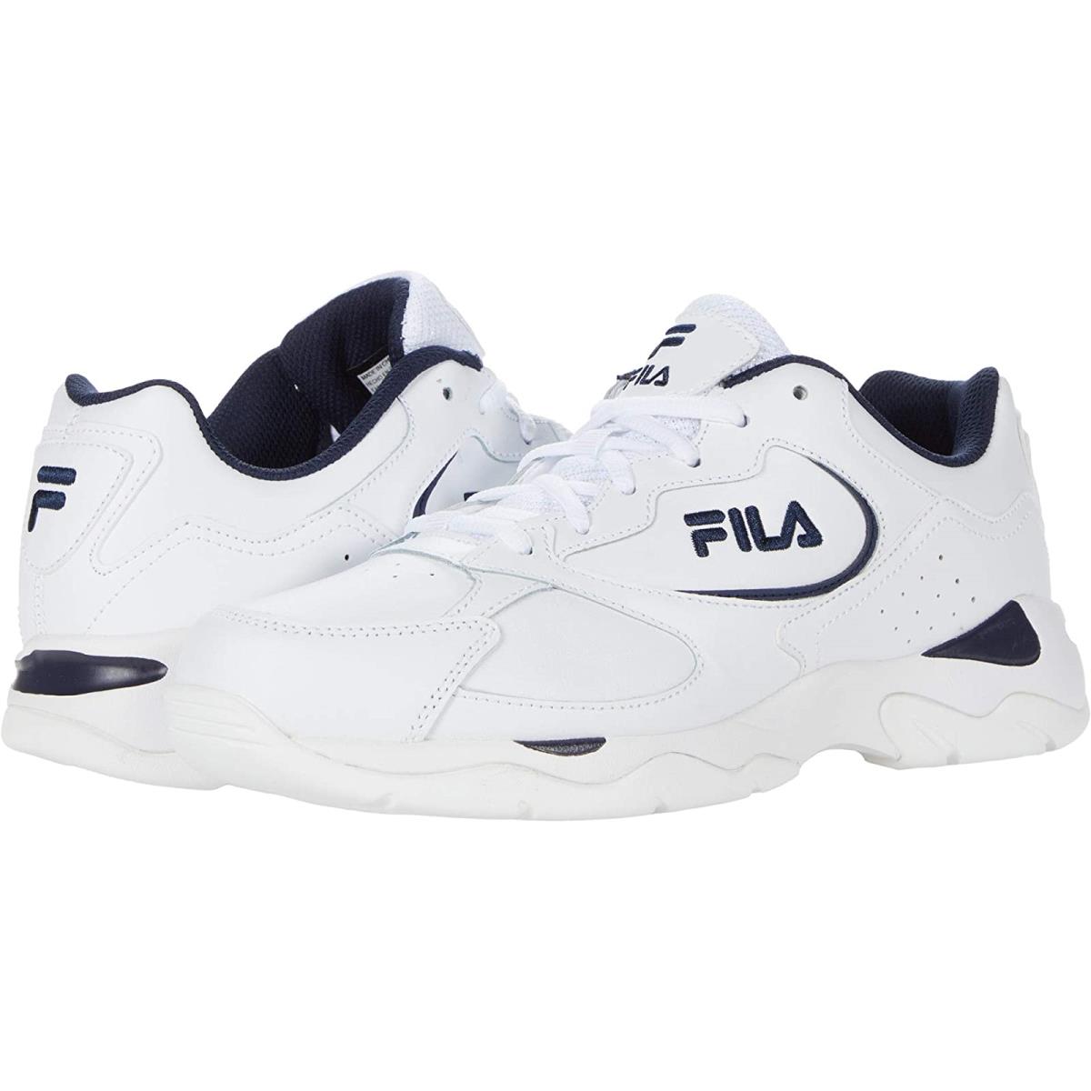 Man`s Sneakers Athletic Shoes Fila Tri Runner White/Navy