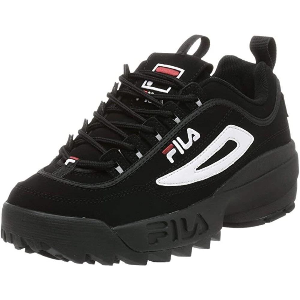 Man Fila Strada Disruptor II Fashion Sneakers FW 01653-018 Black/white