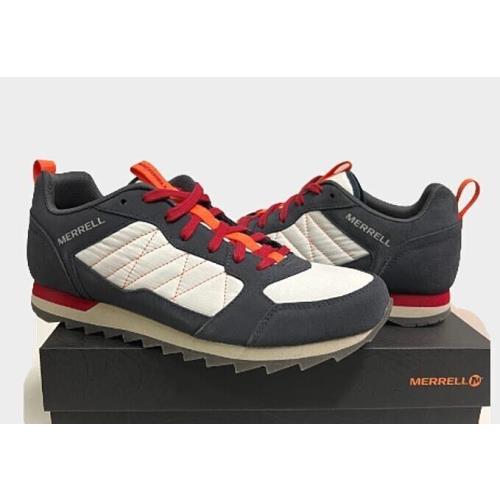 Merrell Alpine Sneaker Hiking Trail Shoes Size 8 9 10 12 Mens Navy White Red