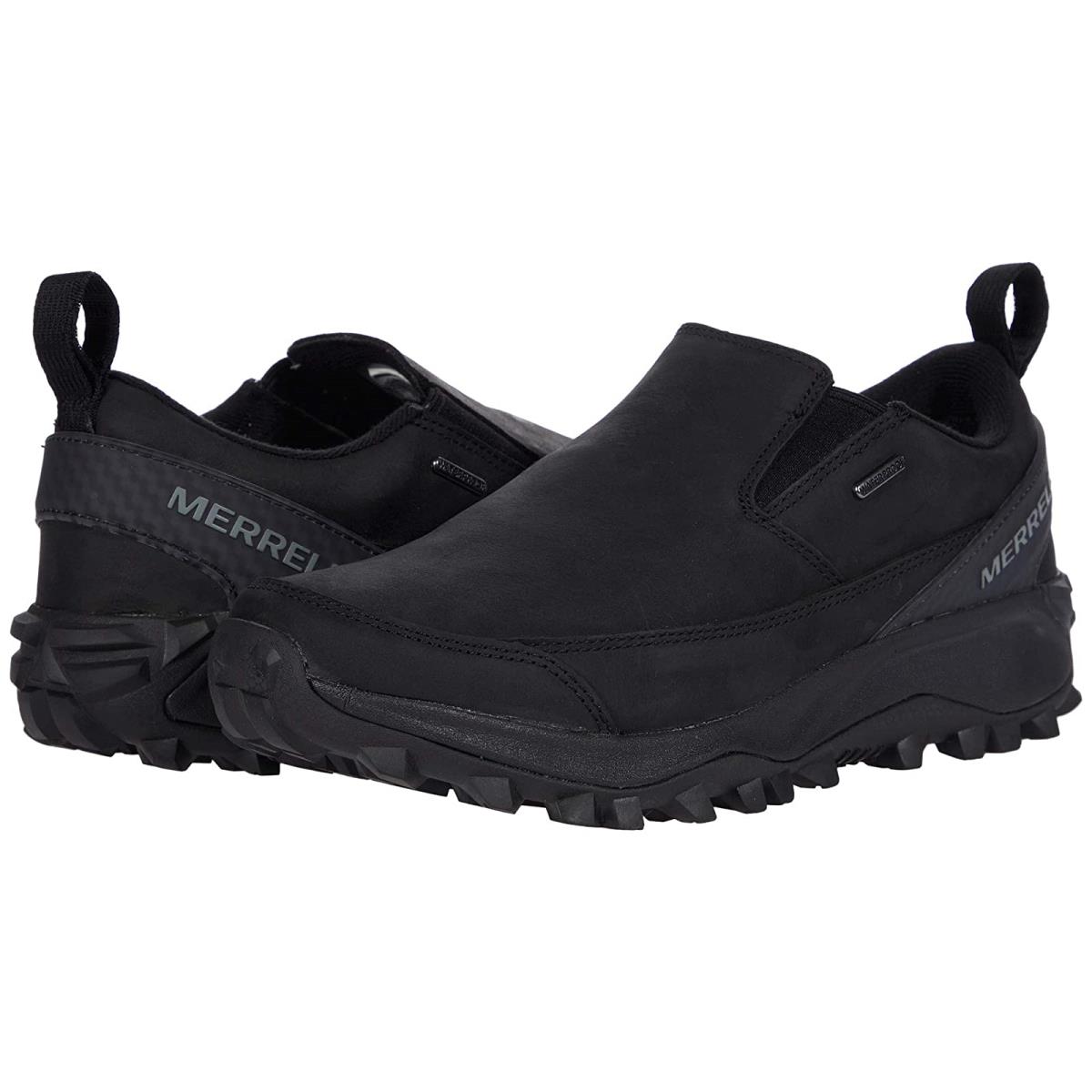 Man`s Sneakers Athletic Shoes Merrell Thermo Kiruna Moc Waterproof Black/Monument