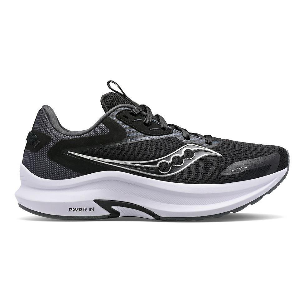 Brooks Saucony Axon 2 Black White Running Shoes Men`s Sizes 8-13