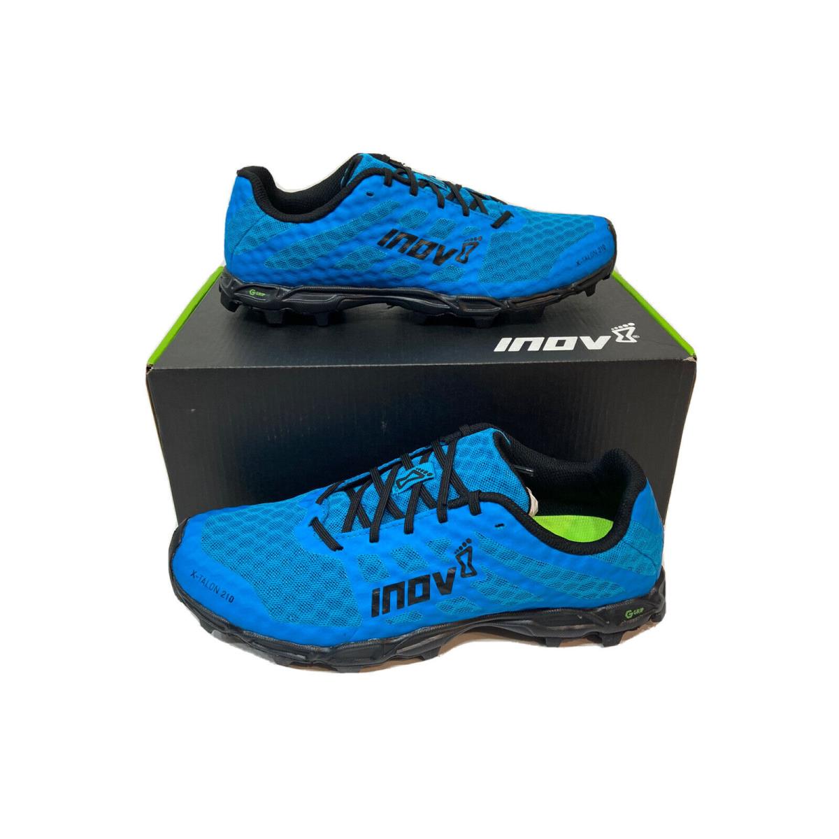 Inov-8 Inov8 X-talon G 210 Mens Trail Running Shoes Size US 8 EU 40.5 Blue Black