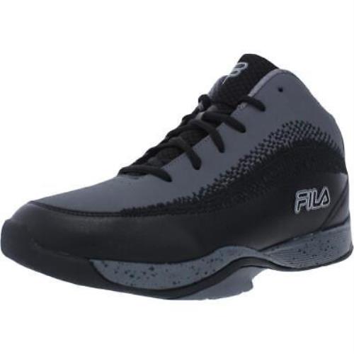 Fila Mens Contingent 4 Gray Basketball Shoes Sneakers 10.5 Medium D Bhfo 5804
