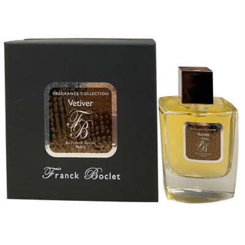 Vetiver by Franck Boclet Perfume For Unisex Edp 3.3 / 3.4 oz