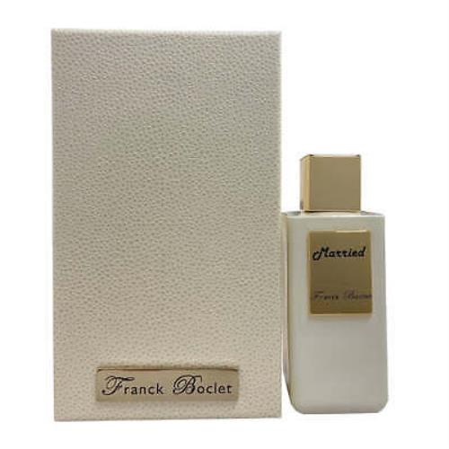 Married by Franck Boclet Perfume For Women Edp 3.3 / 3.4 oz