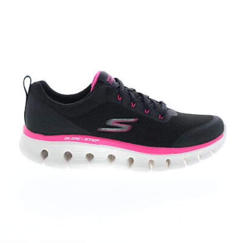 Skechers Go Walk Glide Step Flex Summer Charm Womens Black Athletic Shoes