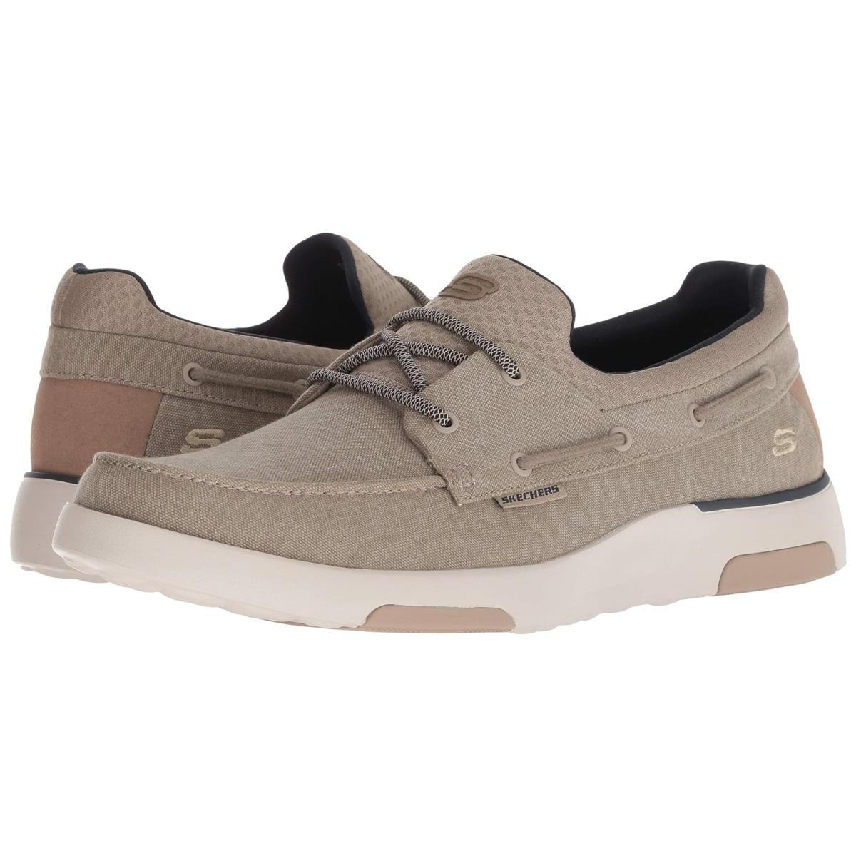 Man`s Sneakers Athletic Shoes Skechers Bellinger - Garmo Taupe