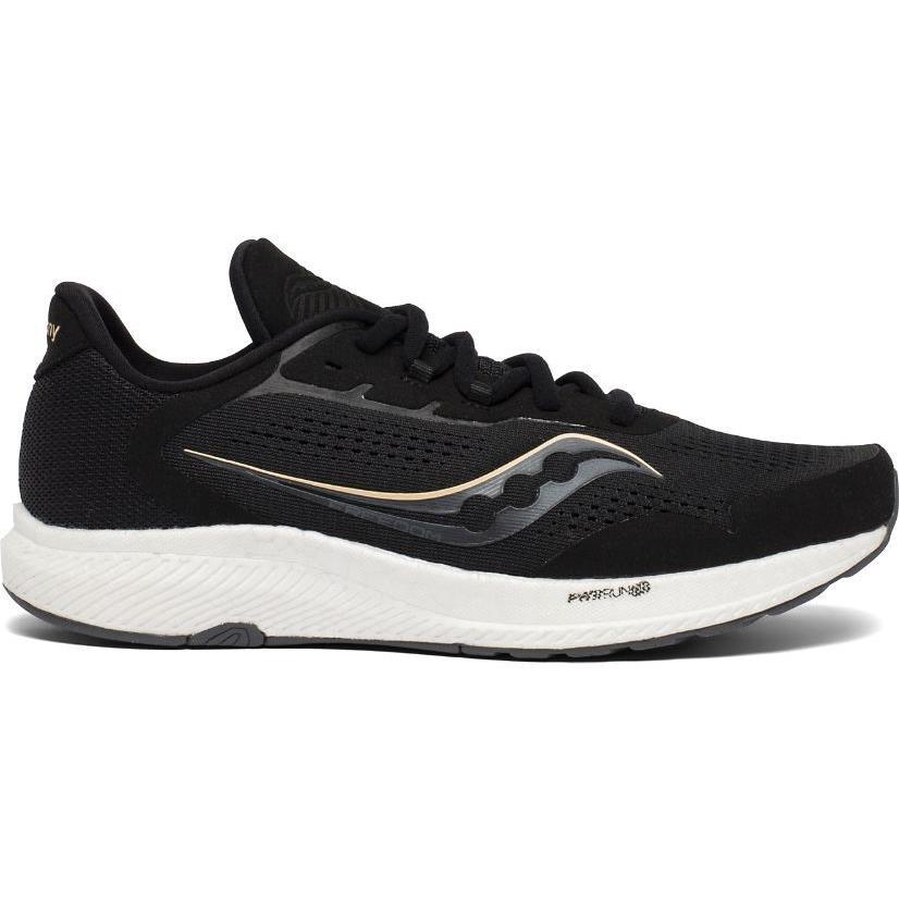 Saucony Women`s Freedom 4 Running Shoes Athletic Run Road Black