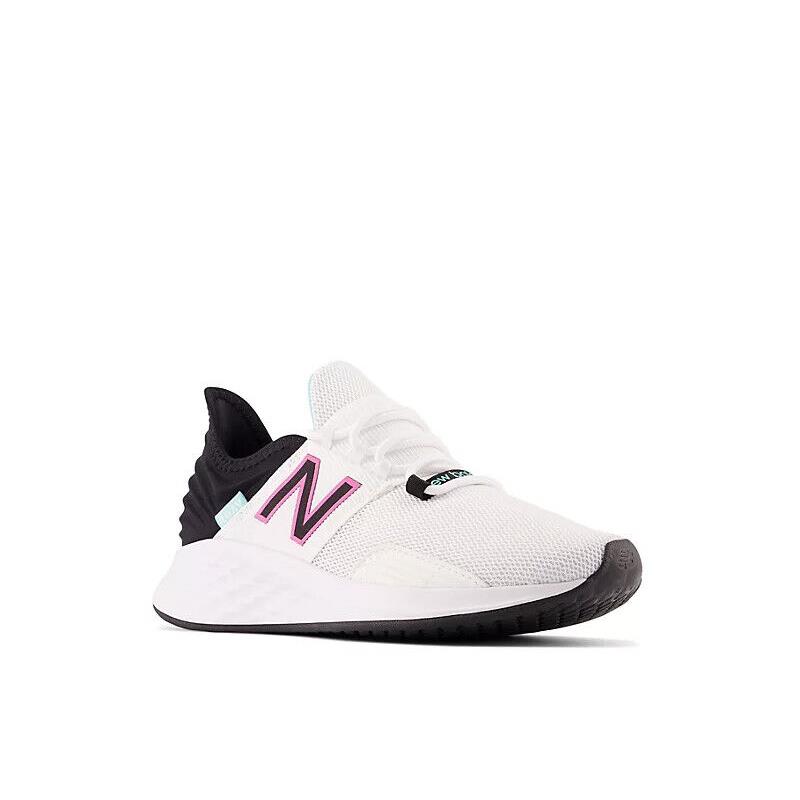 New Balance Fresh Foam Roav Women`s Athletic Running Low Top Training Shoes White/Black