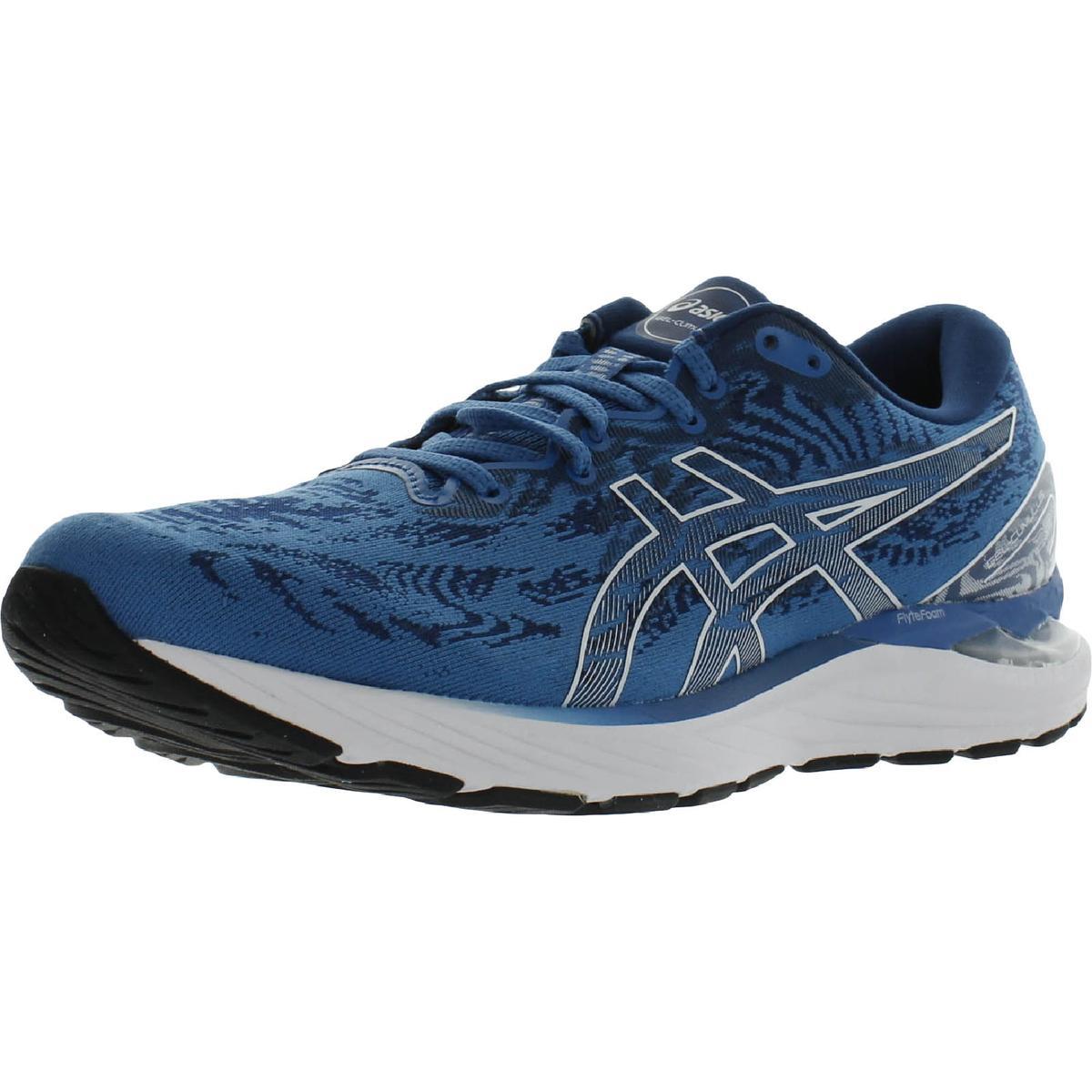 Asics Mens Gel Cumulus 23 Mesh Gym Trainers Running Shoes Sneakers Bhfo 6129 Reborn Blue/White