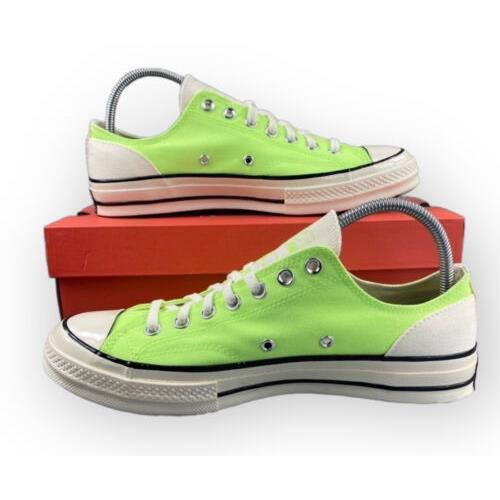 Converse Ctas 70 OX Sneaker Mens 9.5 Unisex W 11.5 Green Shoes Lace Up Low Top