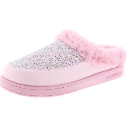 Skechers Girls Pink Slide Slippers Shoes 3 Medium B M Little Kid Bhfo 4101