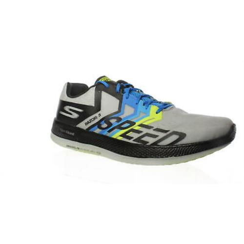 Skechers Mens Go Run Razor 3 Black/green Running Shoes Size 14 1408769