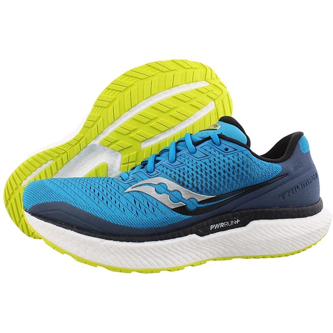 Saucony Triumph 18 Men`s Running Shoes Size 14 Blue Grey S20595-55
