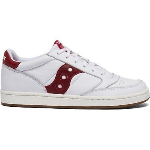 Saucony Unisex Jazz Court White Red 7.5 M Shoes