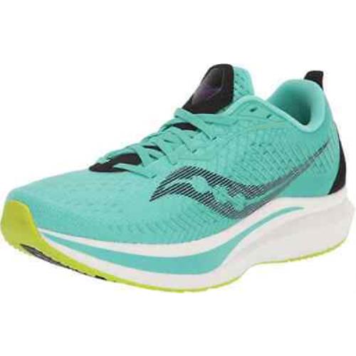 Saucony Women`s Endorphin Speed 2 Running Shoes Cool Mint/acid 7.5 B M US