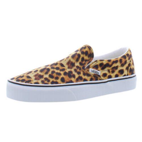 Vans Classic Slip On Unisex Shoes Size 5.5 Color: Leopard/white