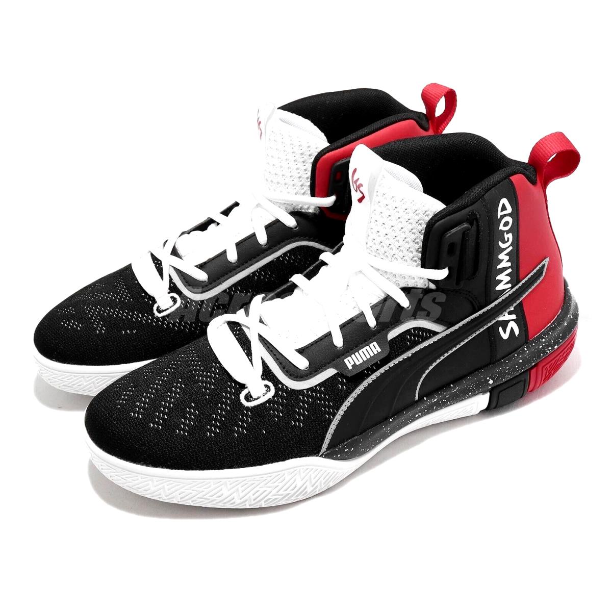 Mens Puma Legacy Shammgod Basketball Black Shoes Sneakers Sz 10.5