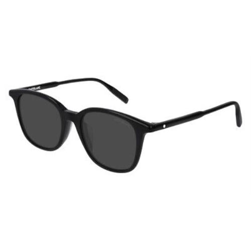 Montblanc Established MB 0006SA Sunglasses 001 Black