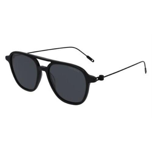 Montblanc Millennials MB 0003S Sunglasses 001 Black