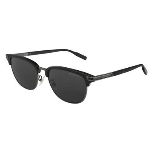 Montblanc Established MB 0040S Sunglasses 005 Black