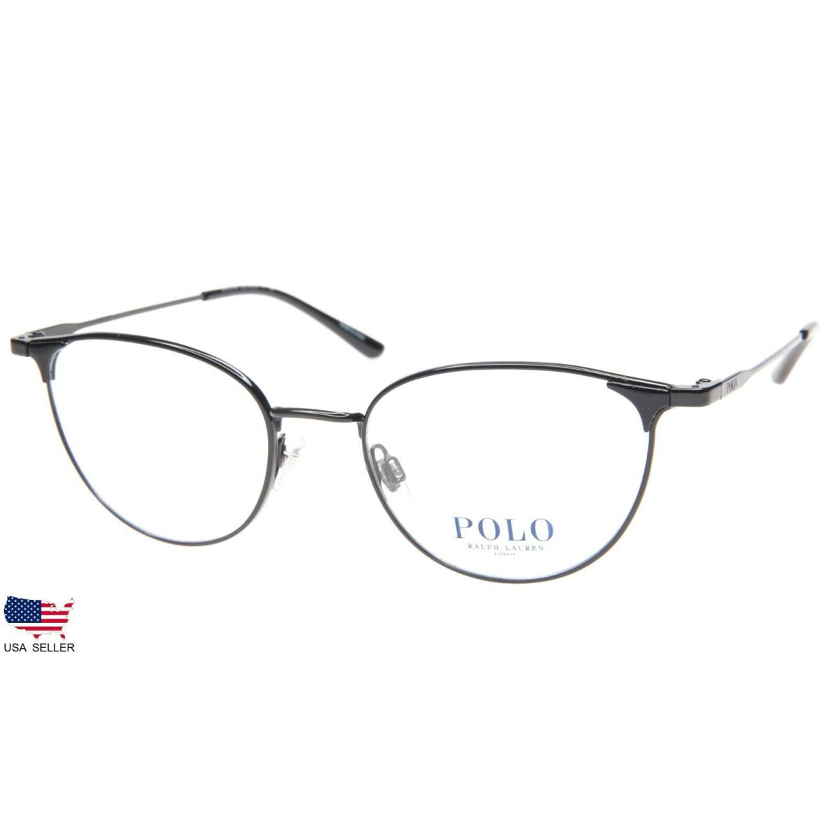 Polo Ralph Lauren PH 1174 9003 Shiny Black Eyeglasses Frame 51-18-145 B40mm