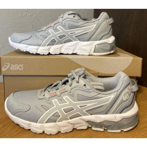 Asics Women`s Gel-quantum 90 Running Shoes Grey/white 1202A040-021 Sz 6.5