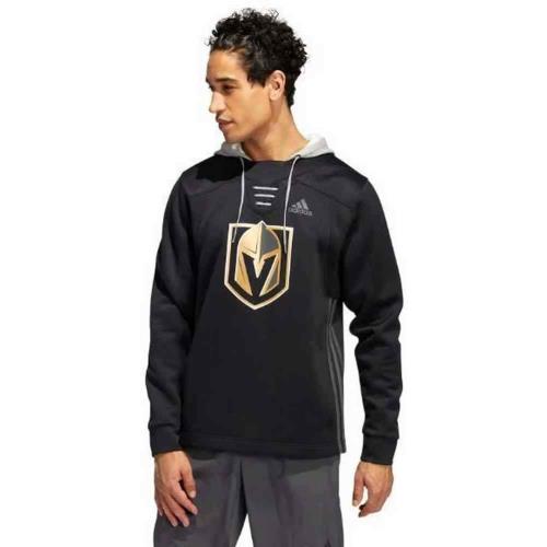 Adidas Men`s Nhl Las Vegas Golden Knights Skate Lace Hoodie Hoody Sweatshirt