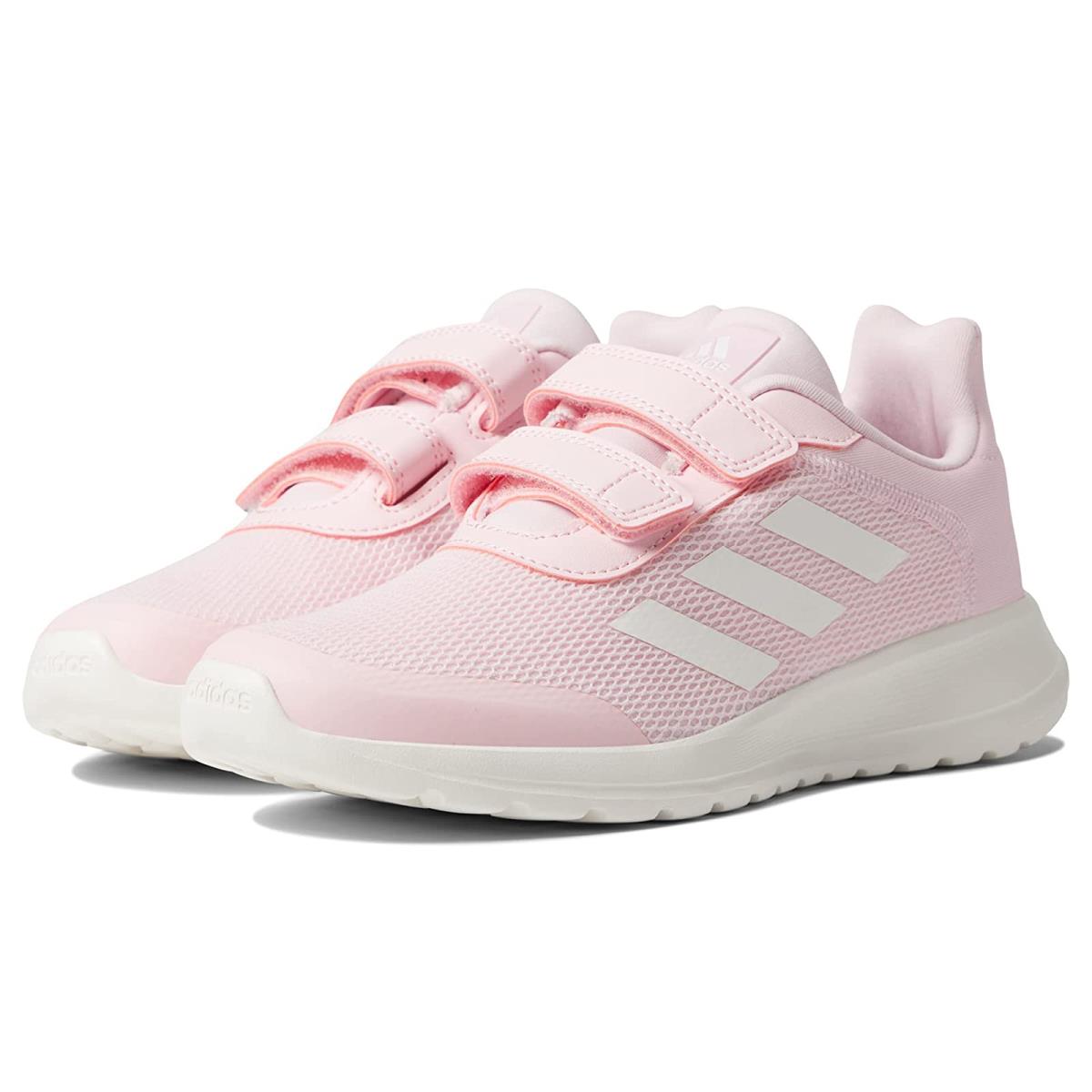 Girl`s Shoes Adidas Kids Tensaur Run 2.0 CF Little Kid/big Kid Clear Pink/White/Clear Pink