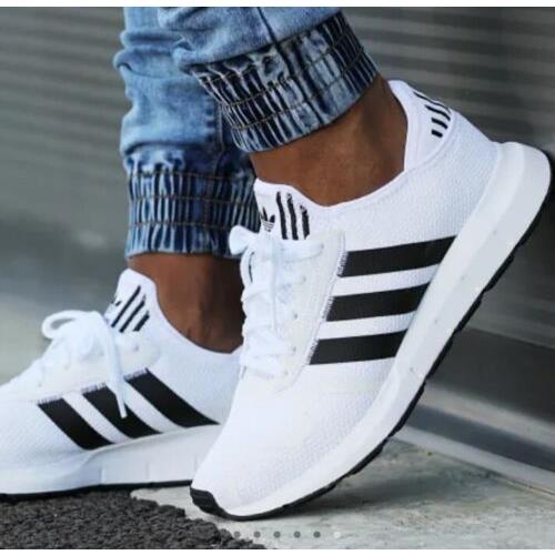 Adidas Swift Run X FY2111 Men`s Running Athletic Shoes White/black