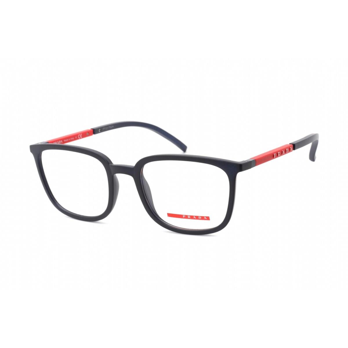 Prada Sport PS05NV-UR71O1-54 Navy Rubber Eyeglasses