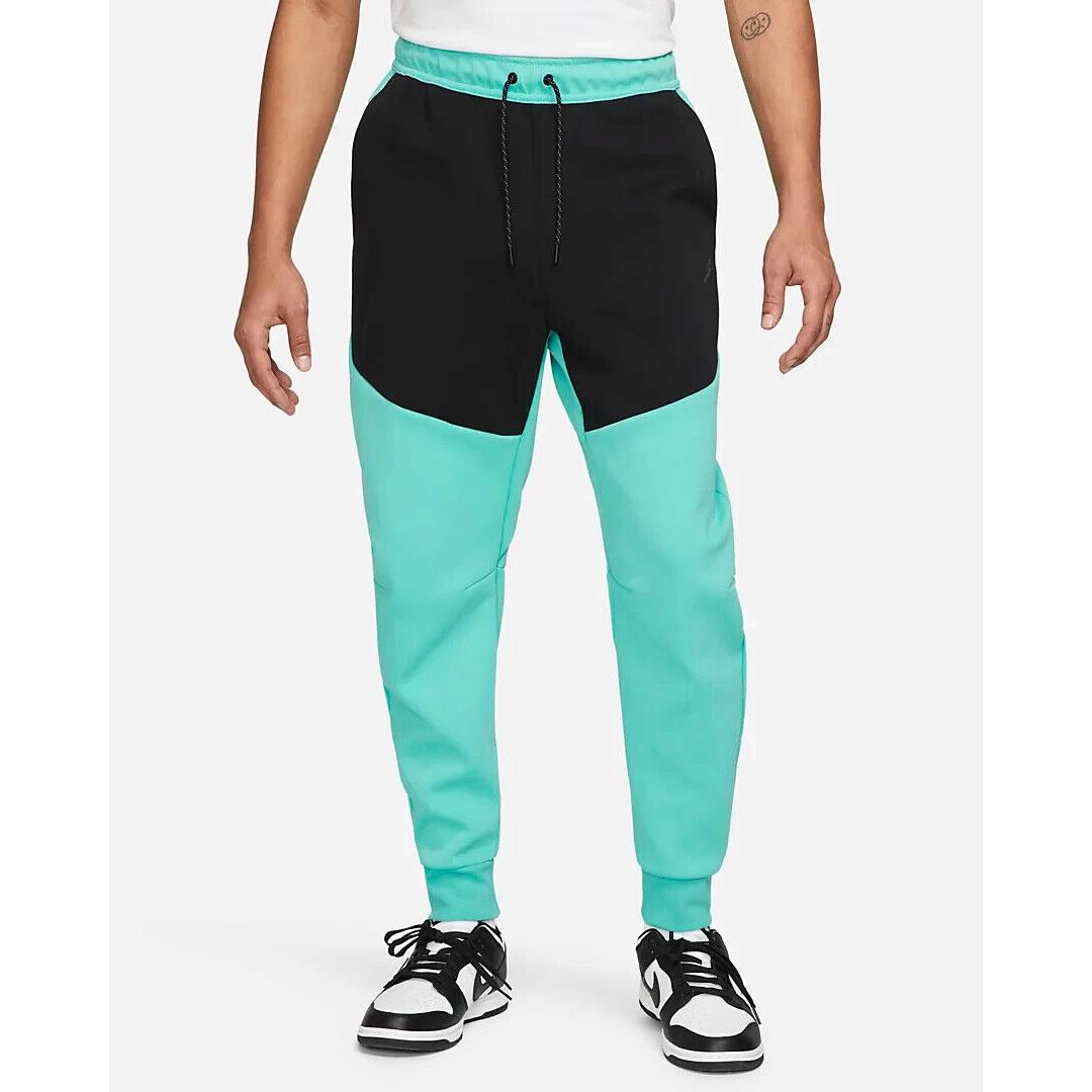 Nike Sportswear Tech Fleece Washed Teal Black Joggers Men`s M-l-xl CU4495-392