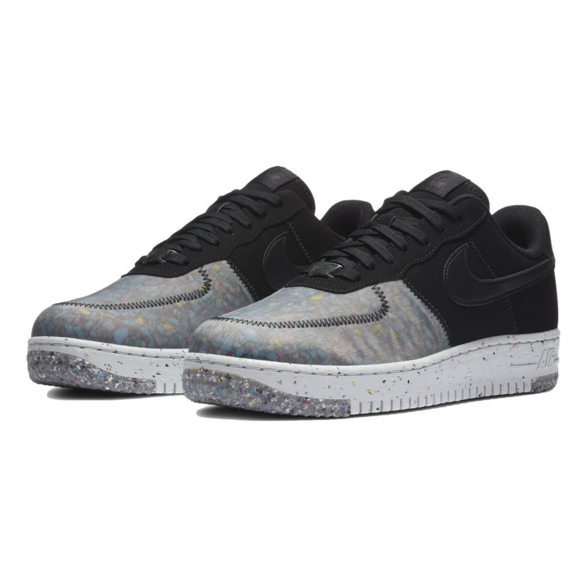 Nike Men`s Air Force 1 Crater `black Photon Dust` Shoes Sneakers CZ1524-002 - Black/Black-Photon Dust