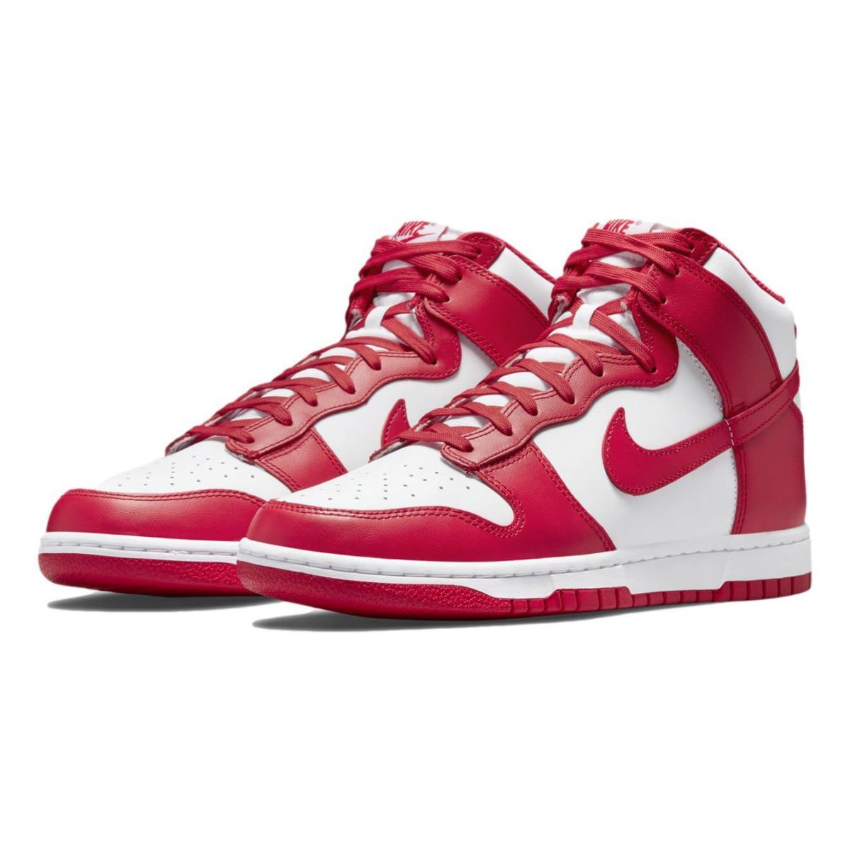 Nike Men`s Dunk High Retro `championship Red` Shoes Sneakers DD1399-106