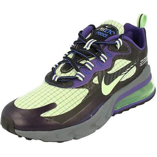 Men`s Nike Air Max 270 React Black/cool Grey-court Purple CT1617 001