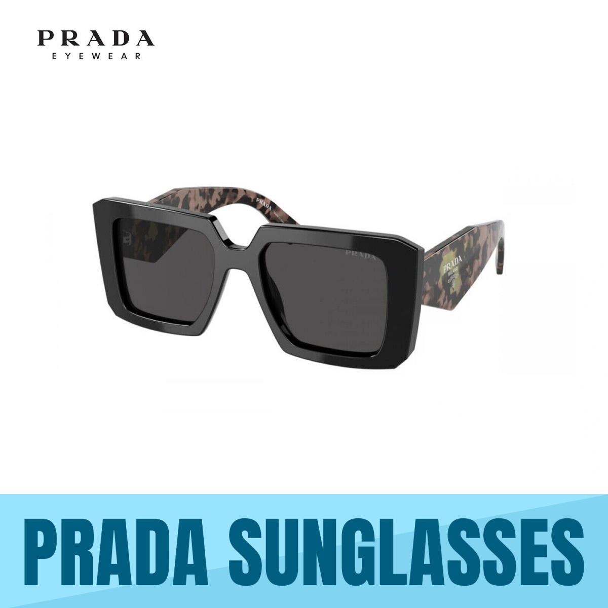 Prada PR 23YS 1AB5S0 Black - Dark Grey Women`s Sunglasses 51MM
