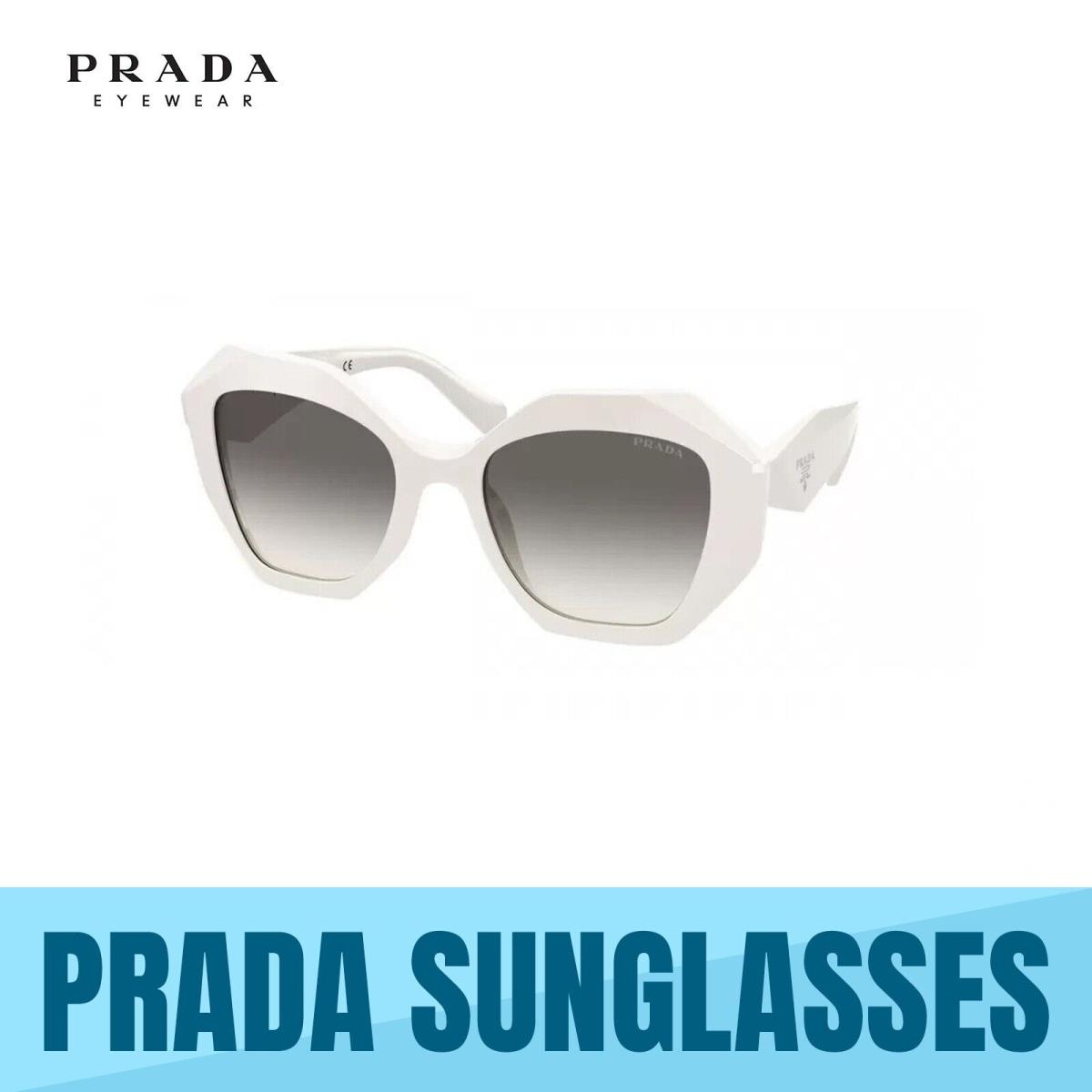 Prada PR 16WS 142130 Talc-grey Gradient Women`s Sunglasses 53MM