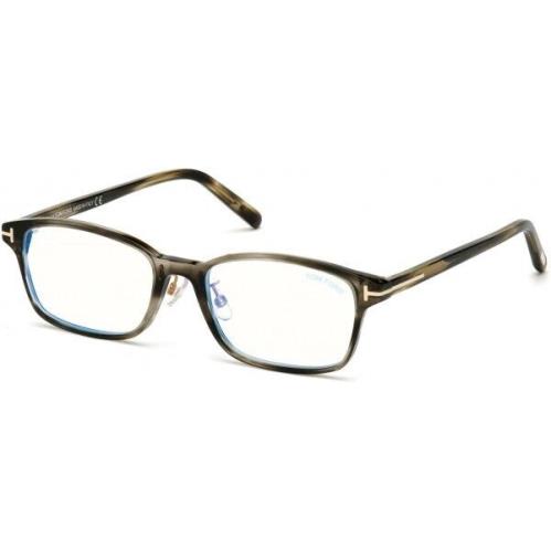 Tom Ford Eyeglasses Tom Ford TF 5647-D-B c.005 in Gray Stripes w/ Nose Pads 53mm